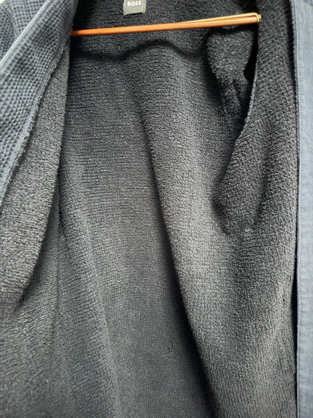 BOSS Black Long Knit Robe - Picture 6 of 9